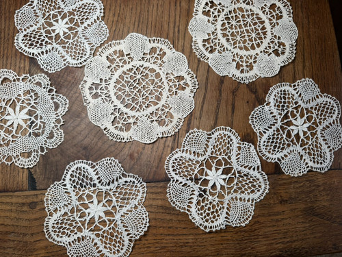 Dentelle ancienne ensemble - ancienne,