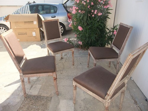 Lot chaises en - 4,