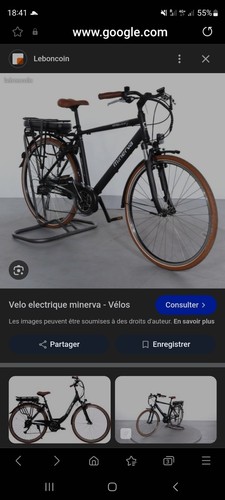 Vélo électrique minerva - électrique,