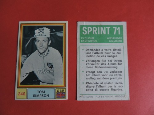 246 tom simpson panini - simpson,