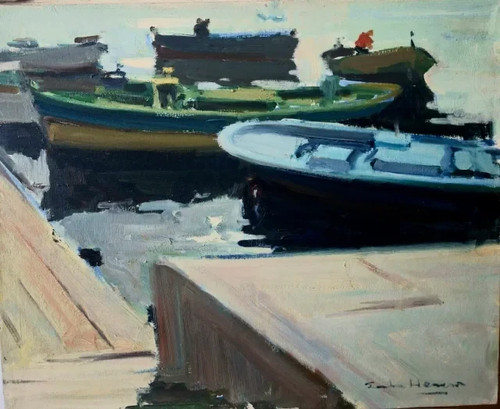 Tableau ancien huile - tableau,