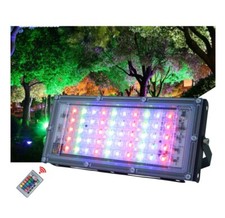 Phare LED 50W RGB Multicolore