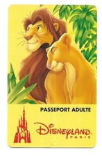 RARE PASSEPORT EURO DISNEY LE