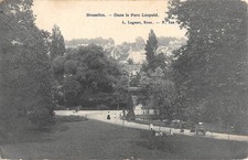 Postcard BELGIUM / BRUSSELS / IN LEOPOLD PARK / STAMP ON THE REVERSE