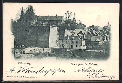 Cpa chimay vue prise - prise, de