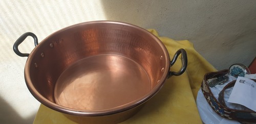 Bassine cuivre confiture - cuivre,