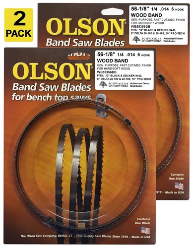 Olson band saw blades 8 - blades, 56-1/8"