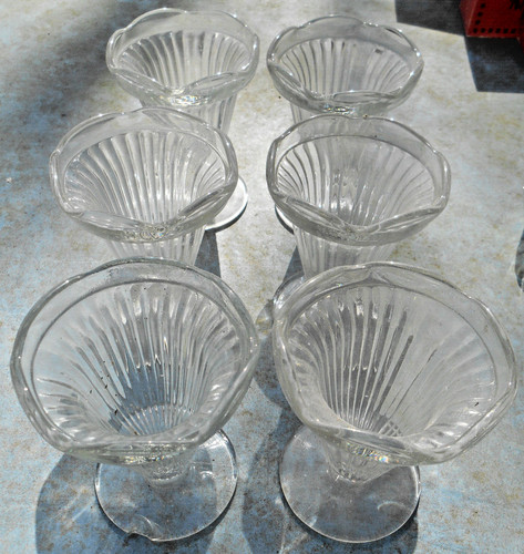 Lot coupelle verre compote - lot,