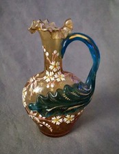 Flacon carafe en verre émaillé