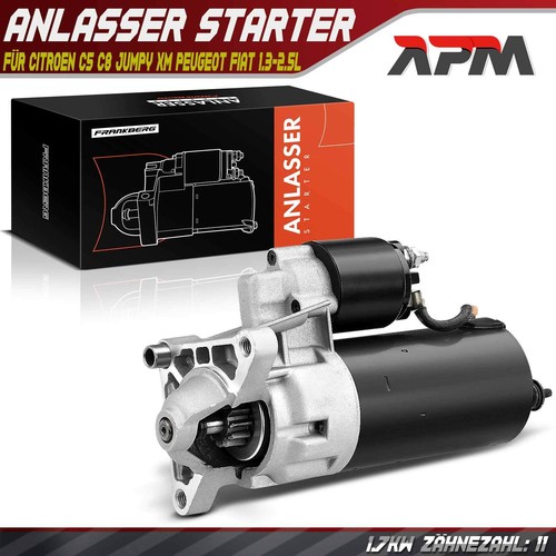Démarreur 7kw pour citroën - 1.7kw,