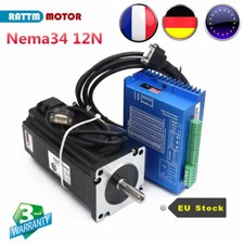 【FR】12N.m 6A 154mm / Nema34 closed loop servo motor /hss86 driver for CNC Router