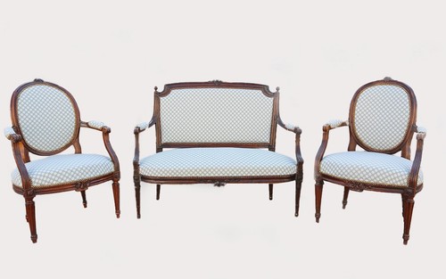 Salon louis xvi noyer - louis,