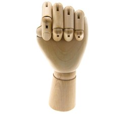 Mannequin en bois main - 25,4,