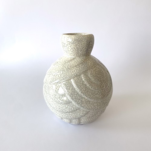 Vase boule craquelé - , art