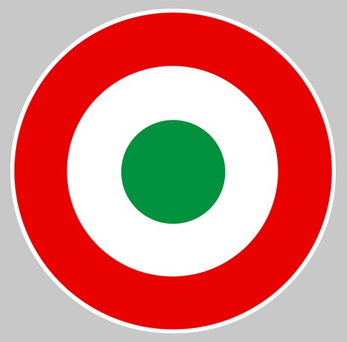 Cocarde italie pour fiat - pour,