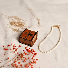 Collier Perles Nacrées &