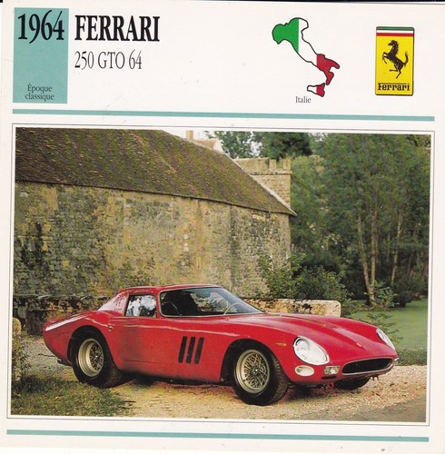 Ferrari 250 gto italie - ferrari,