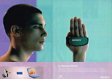 2000 ADVERTISING 045 ADVERTISING SONY the XXS SMALL CAMCORDER (2 pages)
