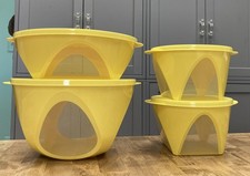 Tupperware Clear Impressions Bowls-Assorted Colors & Sizes-NEW-SHIPPING INCLUDED