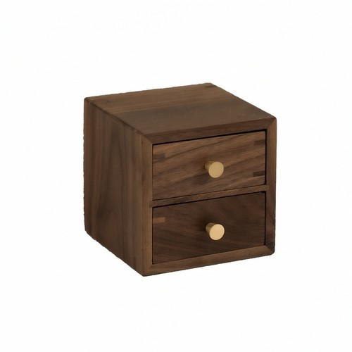 Boîte bois avec - boîte, deux
