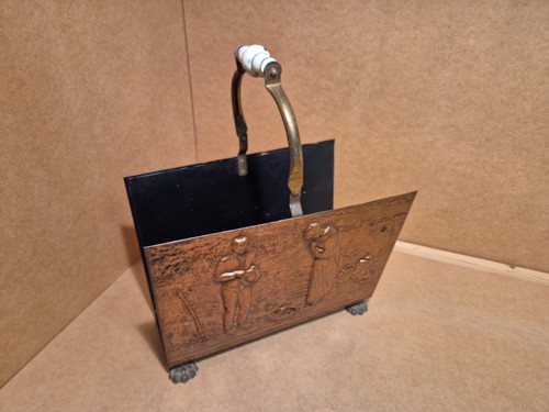 Porte revue bûches vintage - porte,