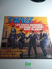 33T  - Twist - Les Chats Sauvages - Richard Anthony - Burt Blanca / en bon état 