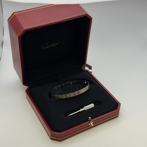 Cartier classic brushed - brushed, wg