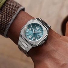 Bell & Ross BR-05 GMT bleu