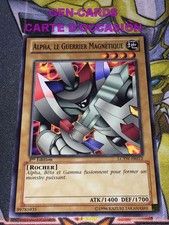 Yu Gi Oh ALPHA, THE MAGNETIC WARRIOR CARD LCYW-FR012 1st Edition