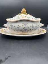 Soup, Vegetable + Sound Earthenware Dish Decor Old Mustards Handmade Signed