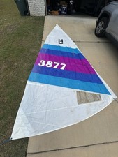 Hobie 14 Catamaran Sail – Sail 3877 – Original Hobie Cat Sail w/ Window