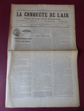 LA CONQUETE AIR 1905 4 FETE BRUSSELS CROSS ATLANTIC BALLOON GIANT NADAR