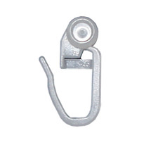 Œillet de Suspension 100 Pièce Pliage Crochet Rideaux Rails Rouleaux Accessoires