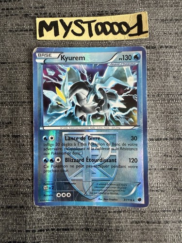 Carte pokémon kyurem 116 - kyurem, 31/116