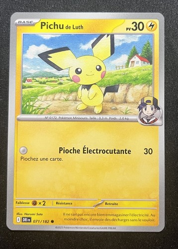 Carte pokémon pichu luth - pokémon,