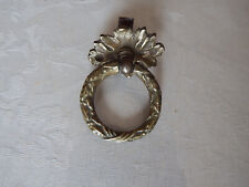 1 Handle Louis XVI Style Deco Plate Bronze Ring for Furniture/Drawer
