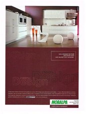 ADVERTISING 2004 MOBALPA kitchens 100% DESIGN