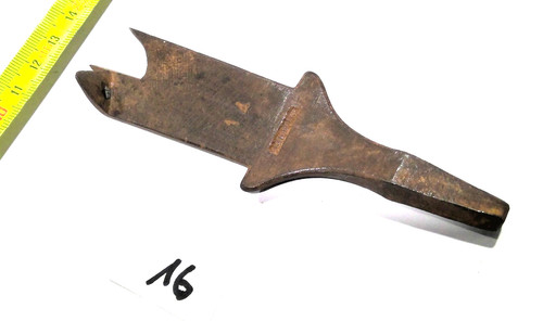 Antique wood drill - , cooper