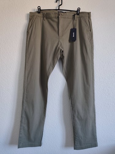 Pantalon chino couleur kaki - chino,
