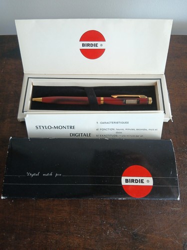 Stylo montre digital vintage