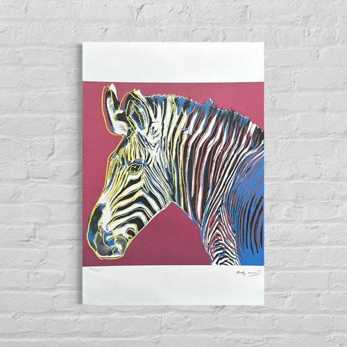 Andy warhol zebra - -,