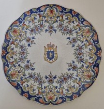 Assiette Desvres faïence