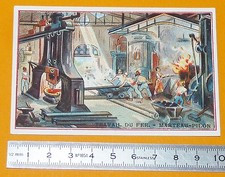 RARE CHROMO 1900-1910 BON-POINT SCHOOL IRON WORK HAMMER PYLON PICARD KAAN