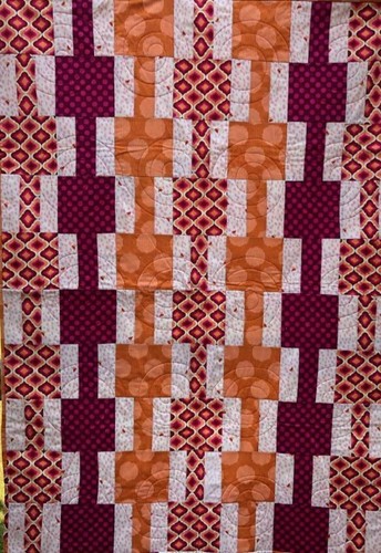 Moroccan tiles quilt - tiles,