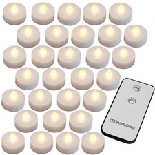 30x Bougie LED chauffe plat