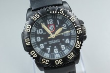 [Exc+5]  Luminox Navy Seal 3050/3950 Blue Black Men's Quartz Watch From JAPAN