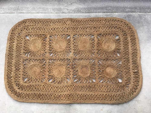 Tapis paillasse ancienne - , corde