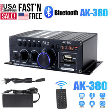 12V 2 Channel Mini HIFI Power Amplifier Audio Stereo Amp FM Home Car