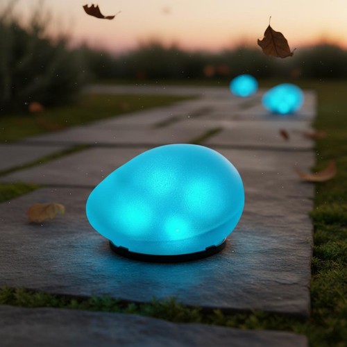 Lampe galet solaire décoratif - lampe,