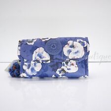 NWT Kipling KI1479 Daisee Pouch Toiletry Cosmetic Case Nylon Winter Bloom Multi